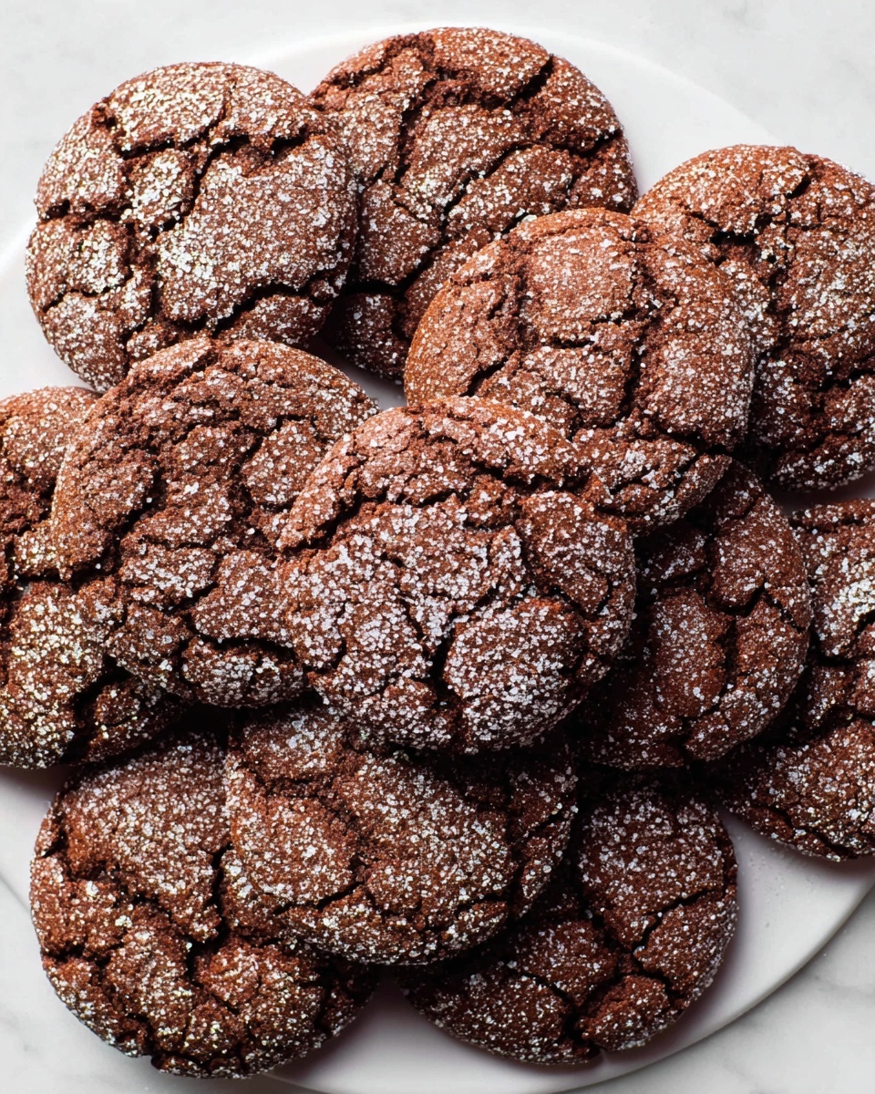 Chewy Chocolate Sugar Cookies Recipe