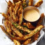 Easy Crispy Baked Keto Zucchini Fries Recipe