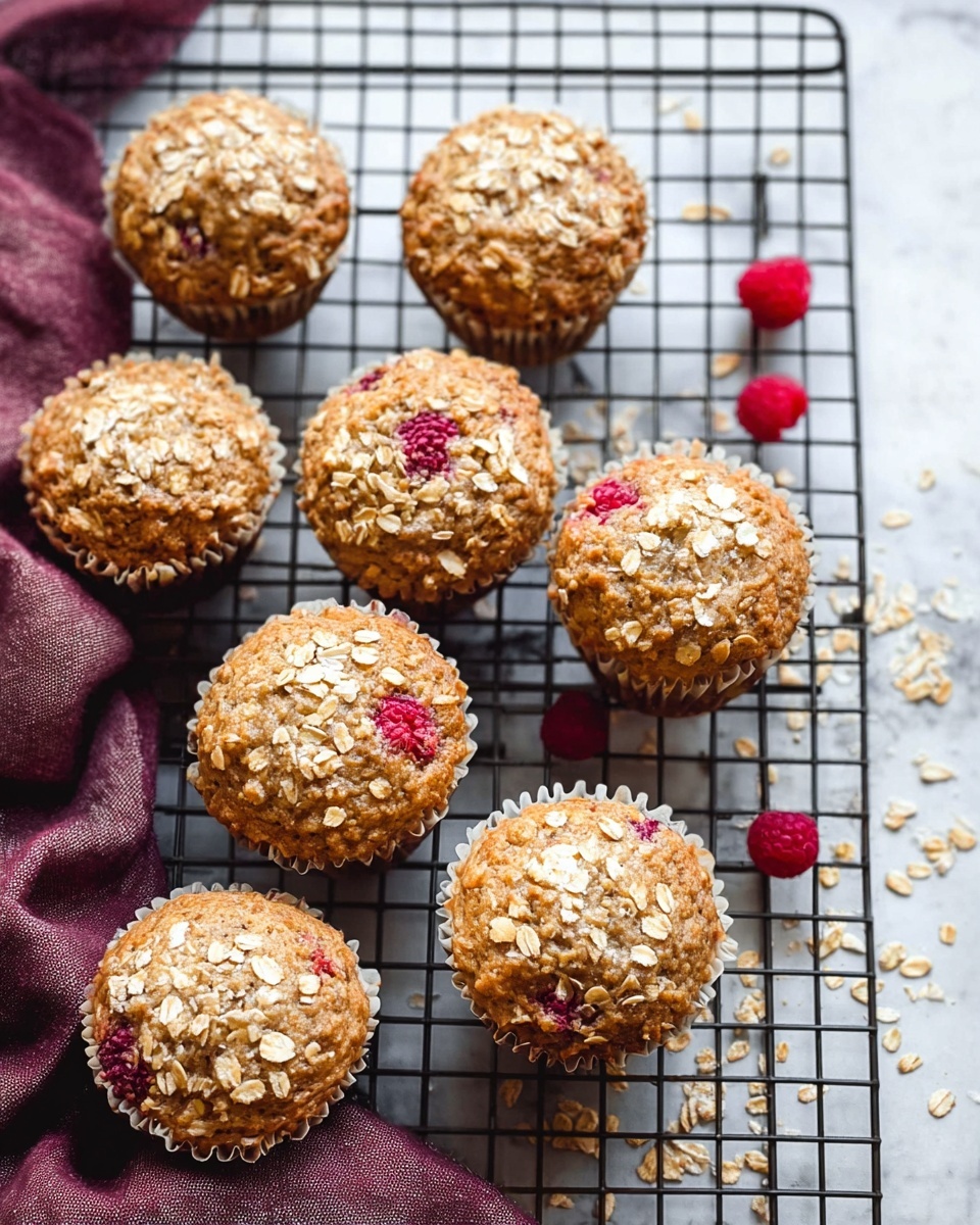 Raspberry Oatmeal Muffins Recipe
