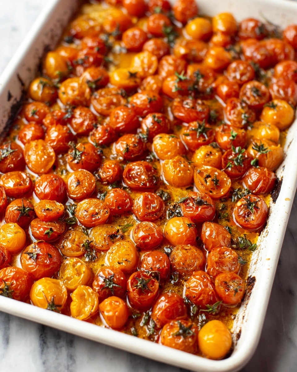 Balsamic Roasted Cherry Tomato Pasta with Fresh Basil and Parmesan Recipe